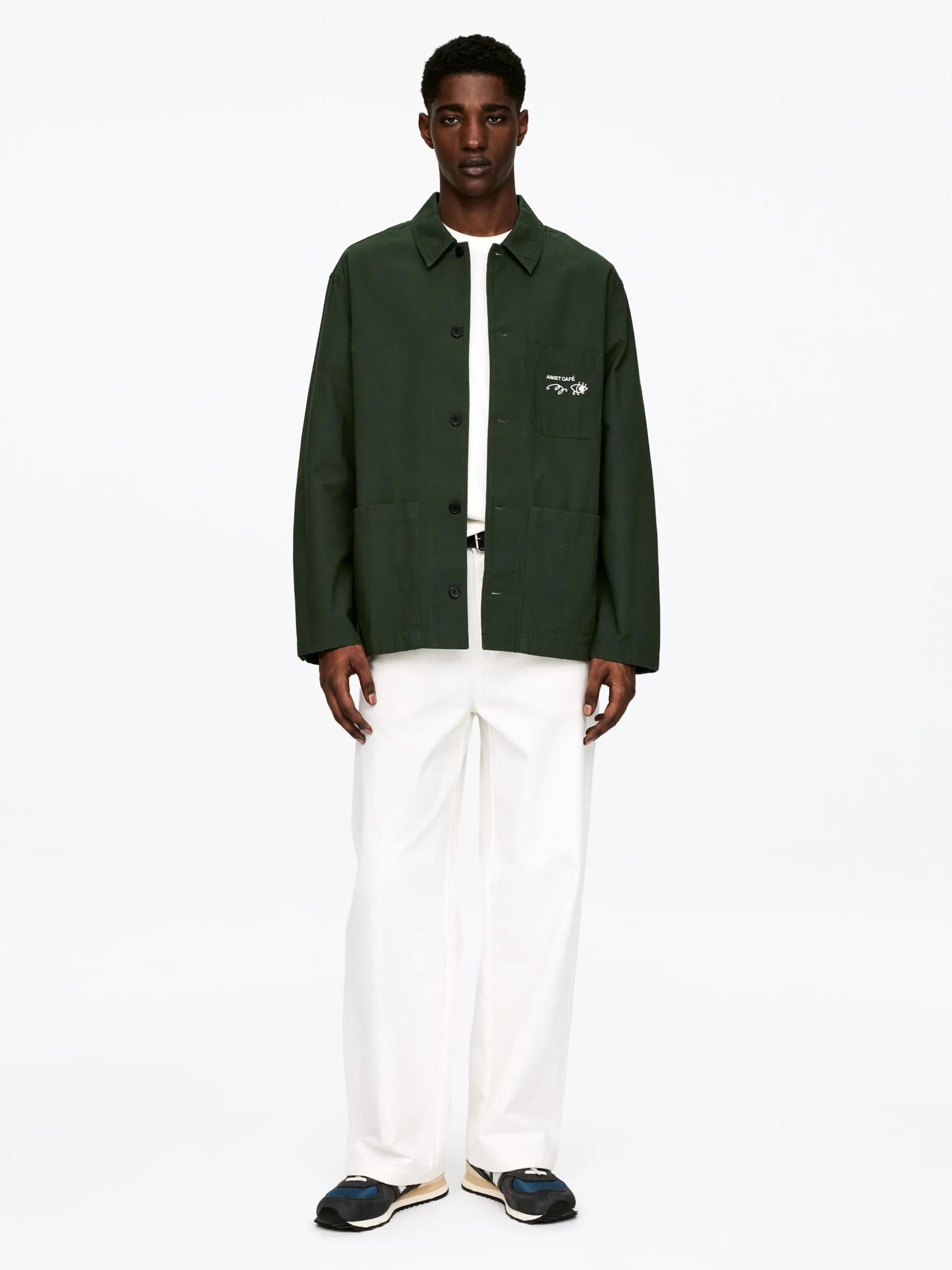ARKET CAFÉ Baumwoll-Overshirt