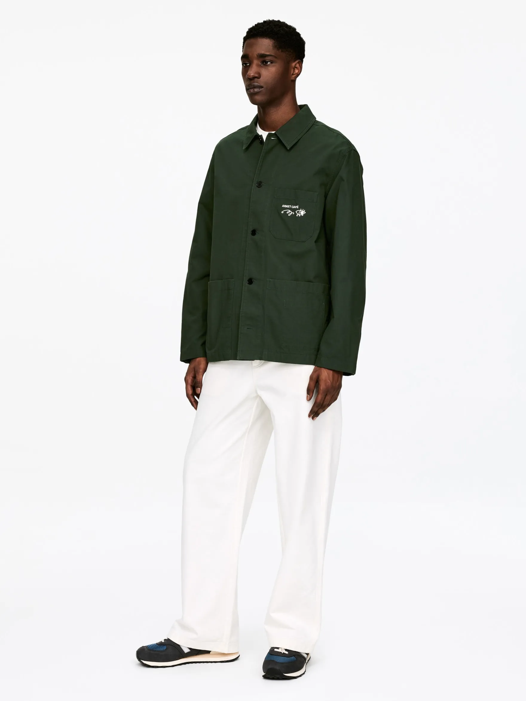 ARKET CAFÉ Baumwoll-Overshirt