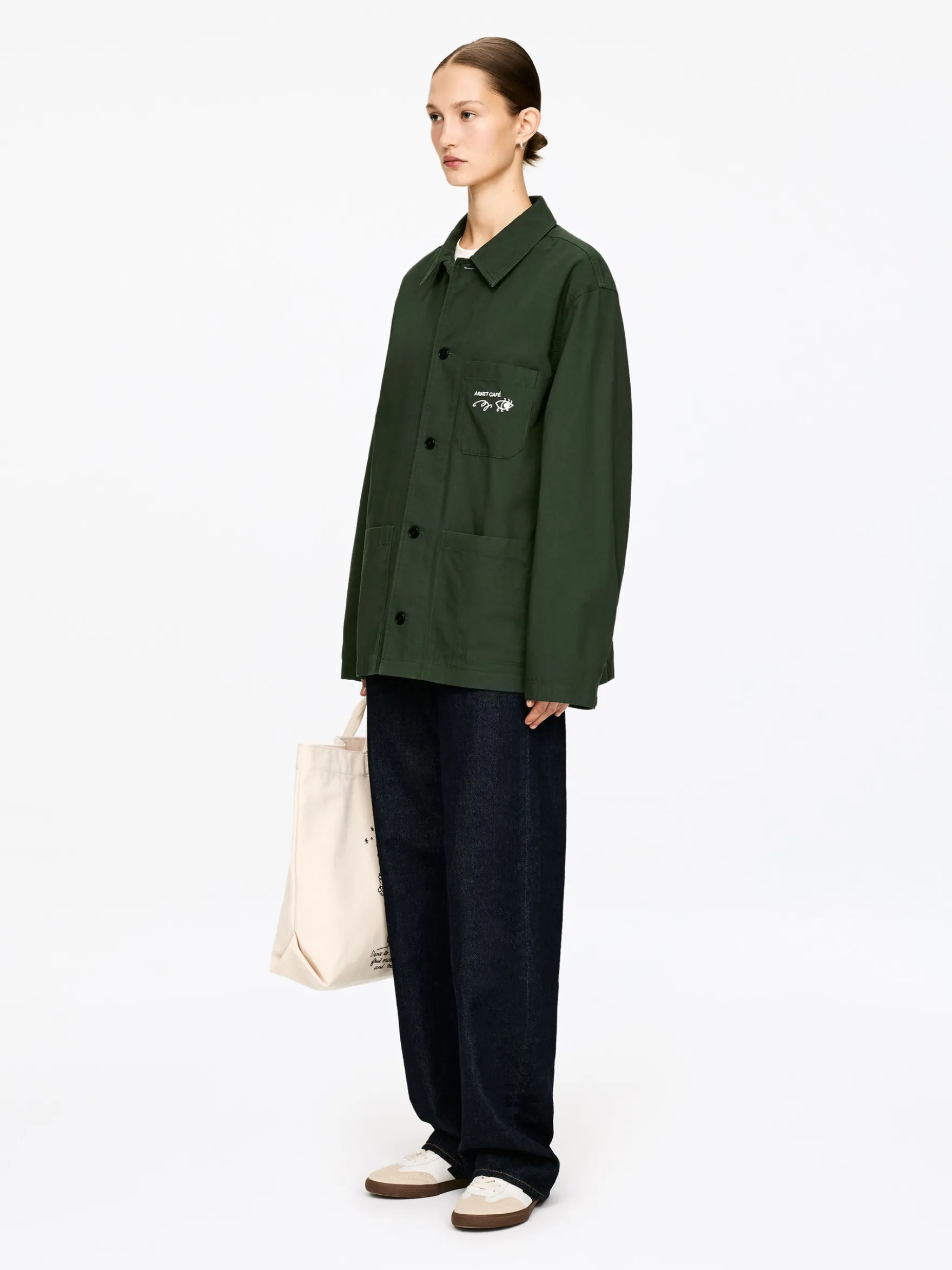 ARKET CAFÉ Baumwoll-Overshirt