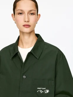 ARKET CAFÉ Baumwoll-Overshirt