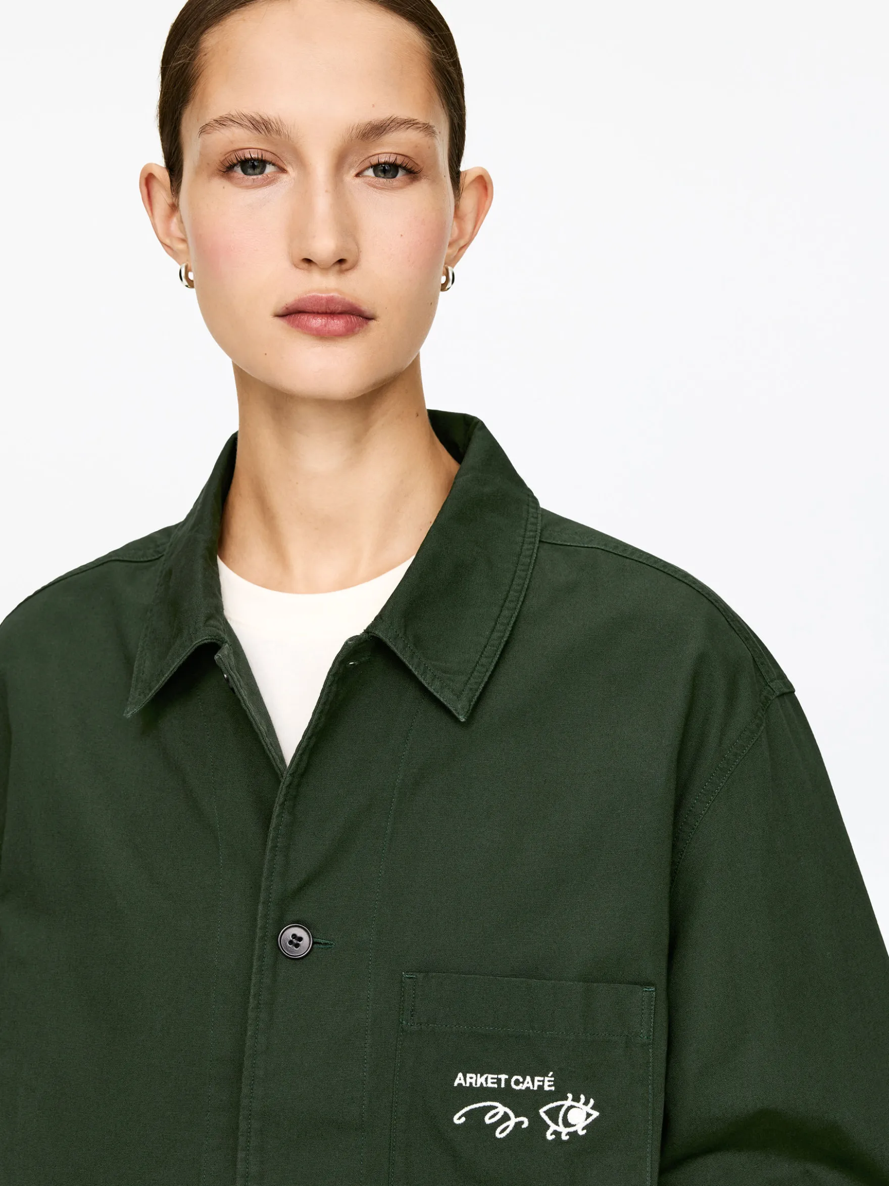 ARKET CAFÉ Baumwoll-Overshirt