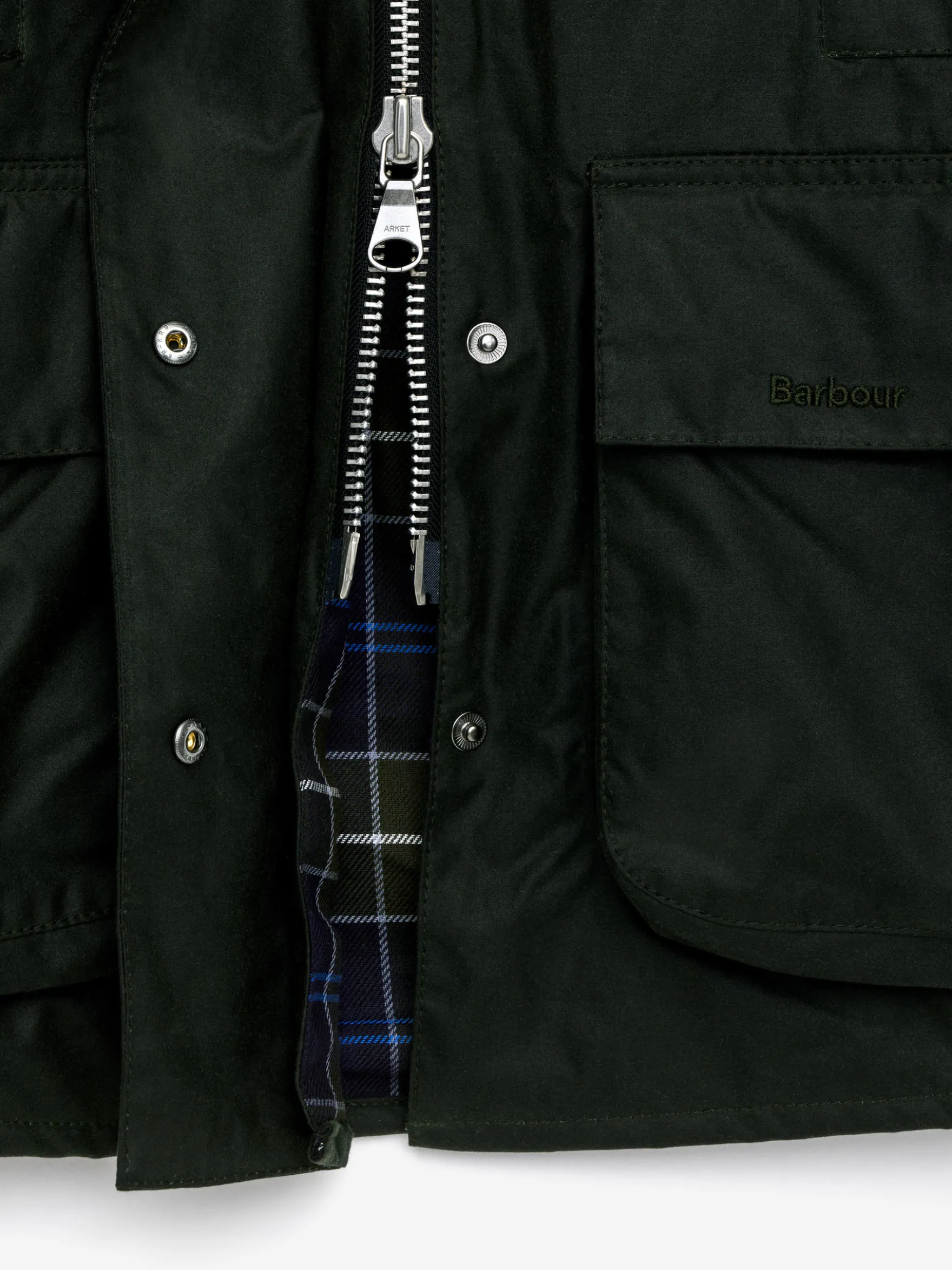 ARKET und Barbour gewachste Baumwolljacke