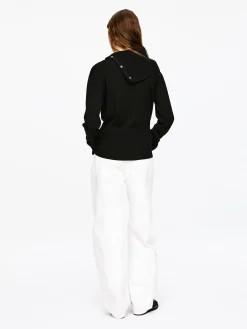 Asymmetrische Strickjacke aus Wolle