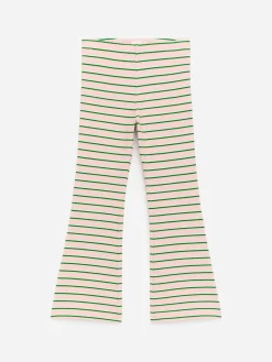 Ausgestellte gerippte Leggings