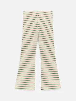 Ausgestellte gerippte Leggings