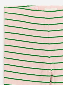 Ausgestellte gerippte Leggings
