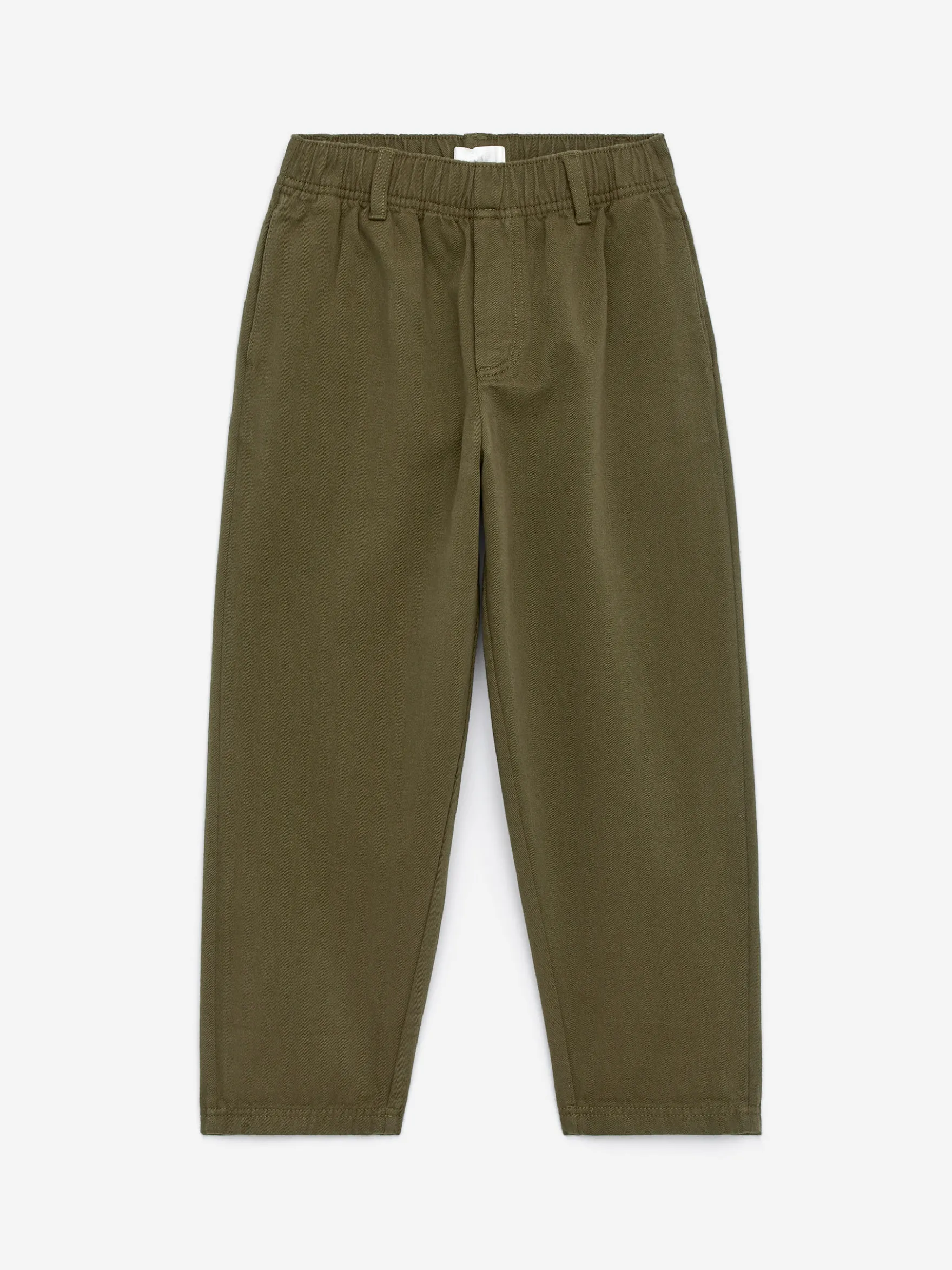 Baumwoll-Chino mit schmal zulaufendem Bein