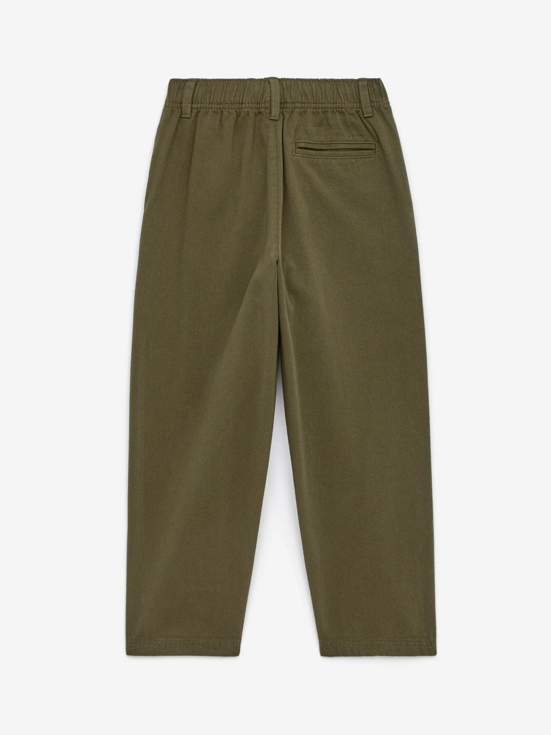 Baumwoll-Chino mit schmal zulaufendem Bein
