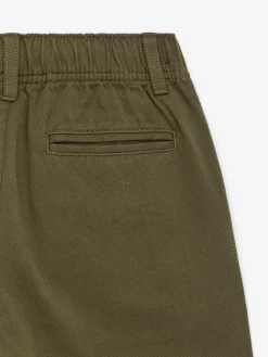 Baumwoll-Chino mit schmal zulaufendem Bein