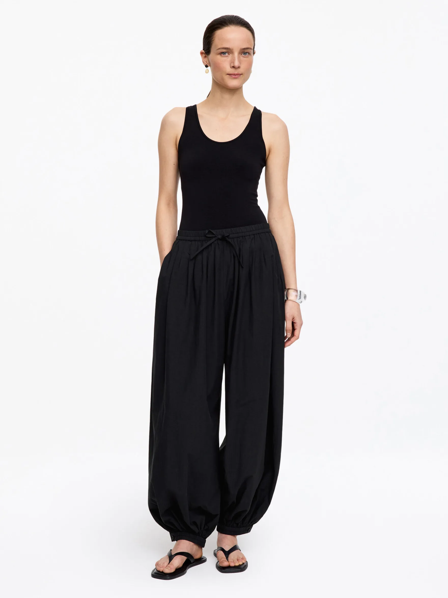 Baumwollhose mit Ballonschnitt
