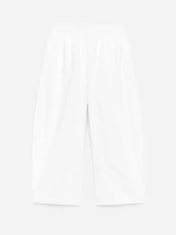 Baumwollhose mit Barrel Leg
