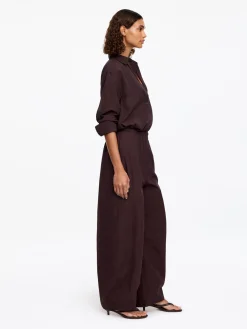 Baumwollhose mit Barrel Leg
