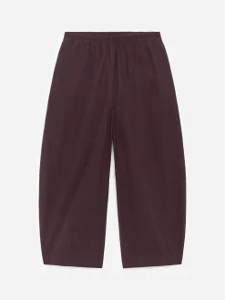 Baumwollhose mit Barrel Leg