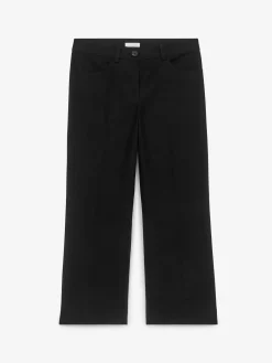 Baumwollhose mit Bügelfalten