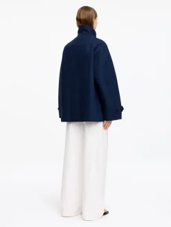 Baumwolljacke mit Stehkragen