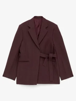 Baumwoll-Leinen-Blazer