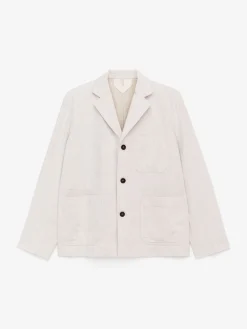 Baumwoll-Leinen-Blazer