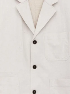 Baumwoll-Leinen-Blazer