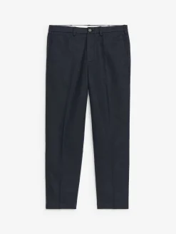 Baumwollleinen-Hose REGULAR CROPPED
