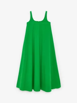Baumwoll-Maxikleid