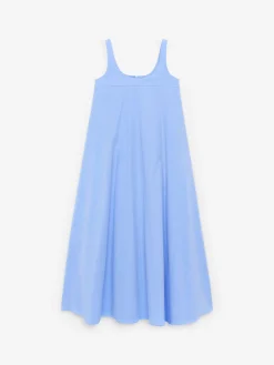 Baumwoll-Maxikleid
