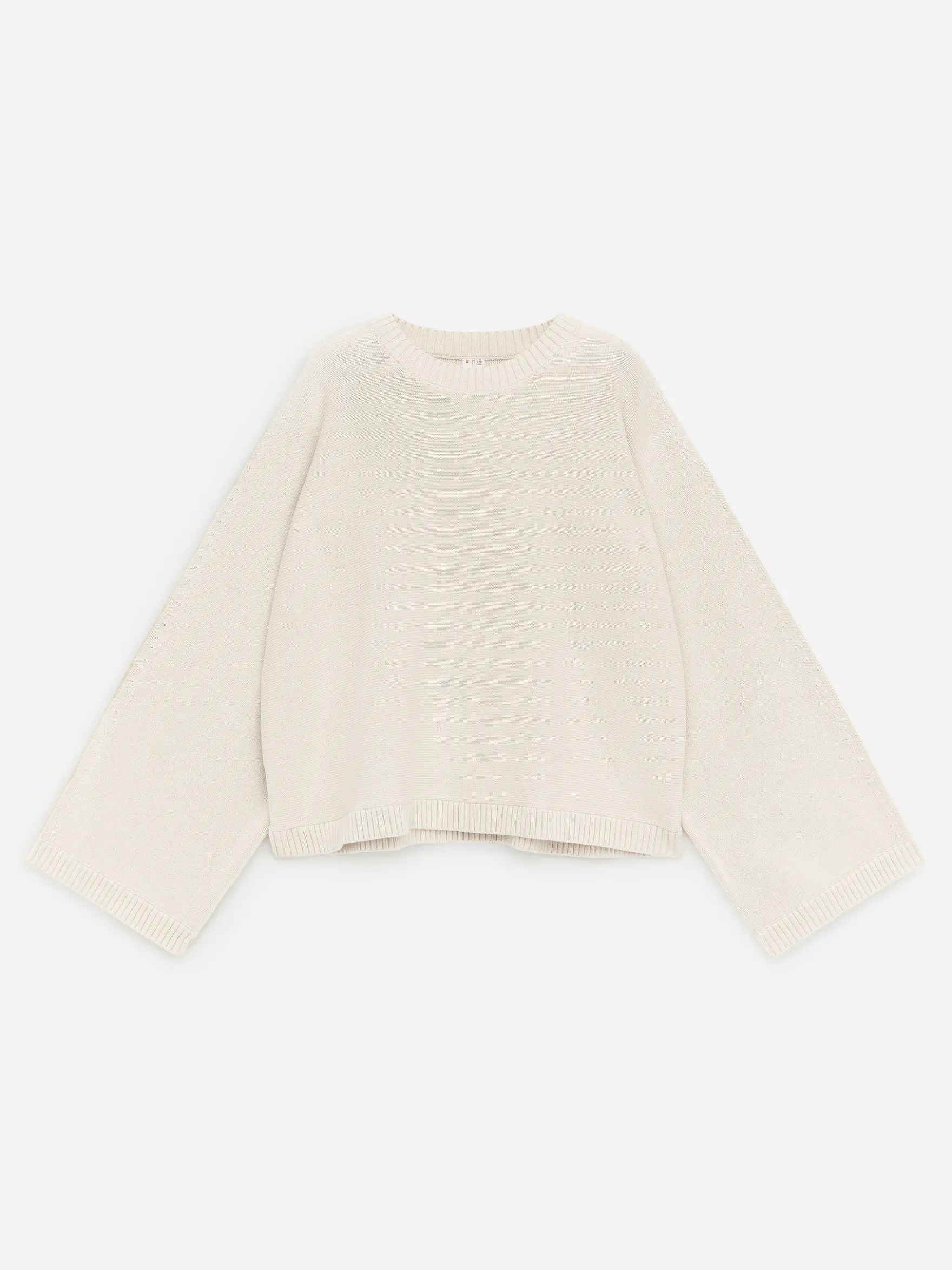 Baumwollpullover mit Cut-out