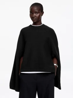 Baumwollpullover mit Cut-out