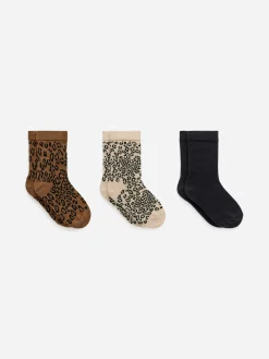 Baumwollsocken, 3er-Pack