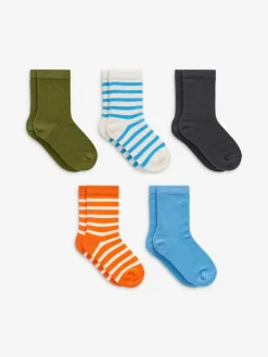 Baumwollsocken, 5er-Pack