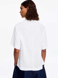 Baumwoll-T-Shirt in A-Linie