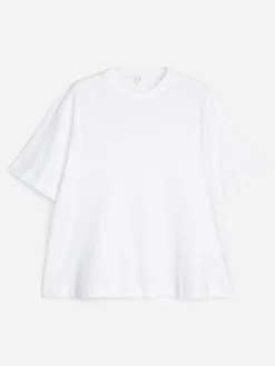 Baumwoll-T-Shirt in A-Linie