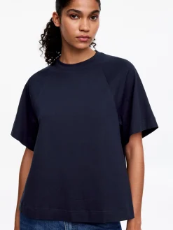 Baumwoll-T-Shirt in A-Linie