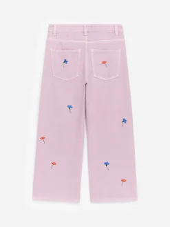 Bestickte Jeans