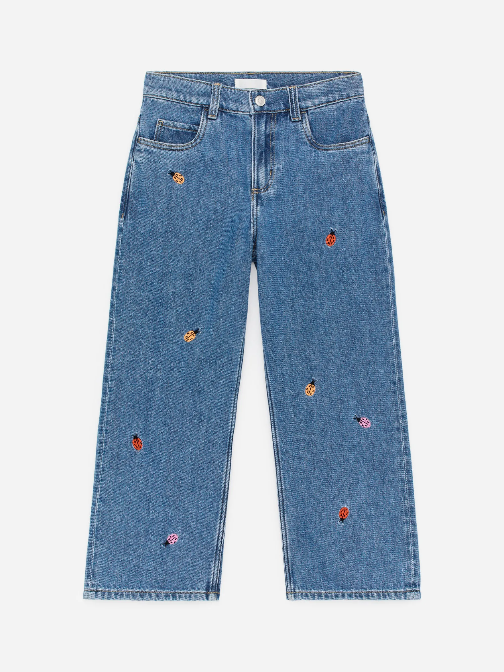 Bestickte Jeans