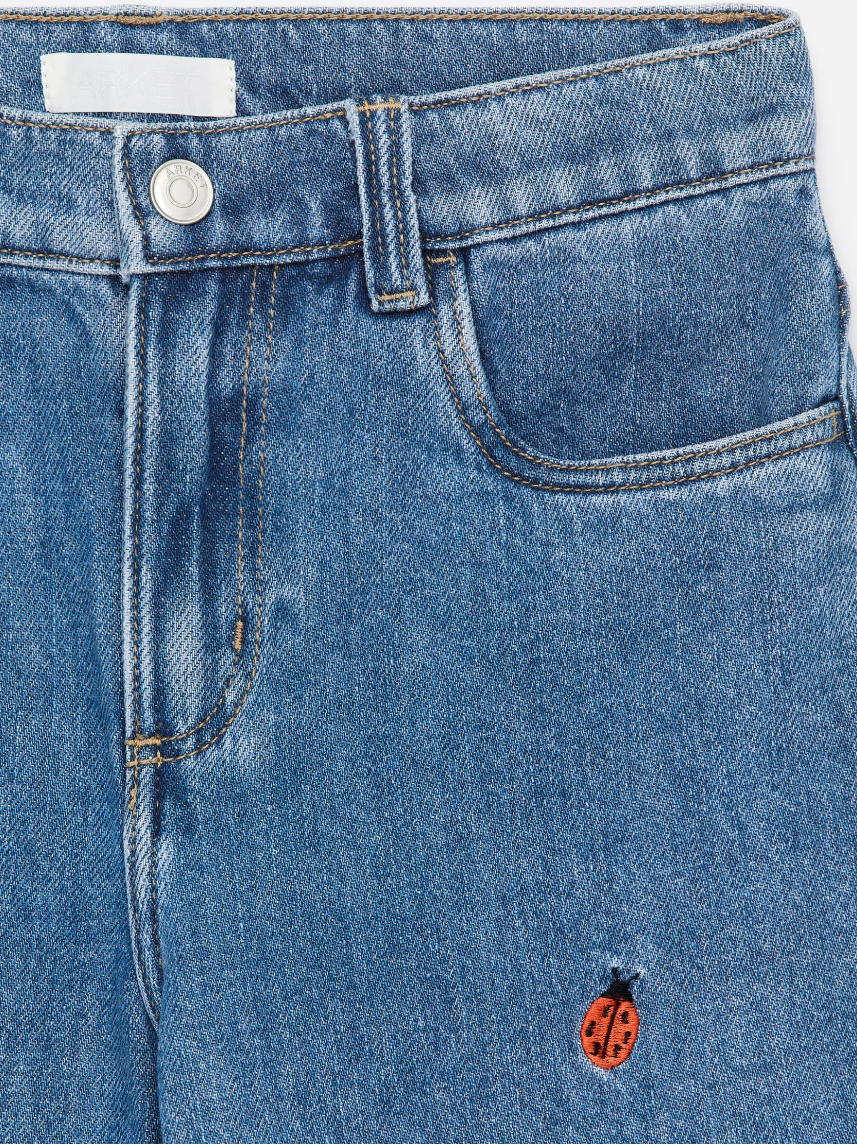 Bestickte Jeans