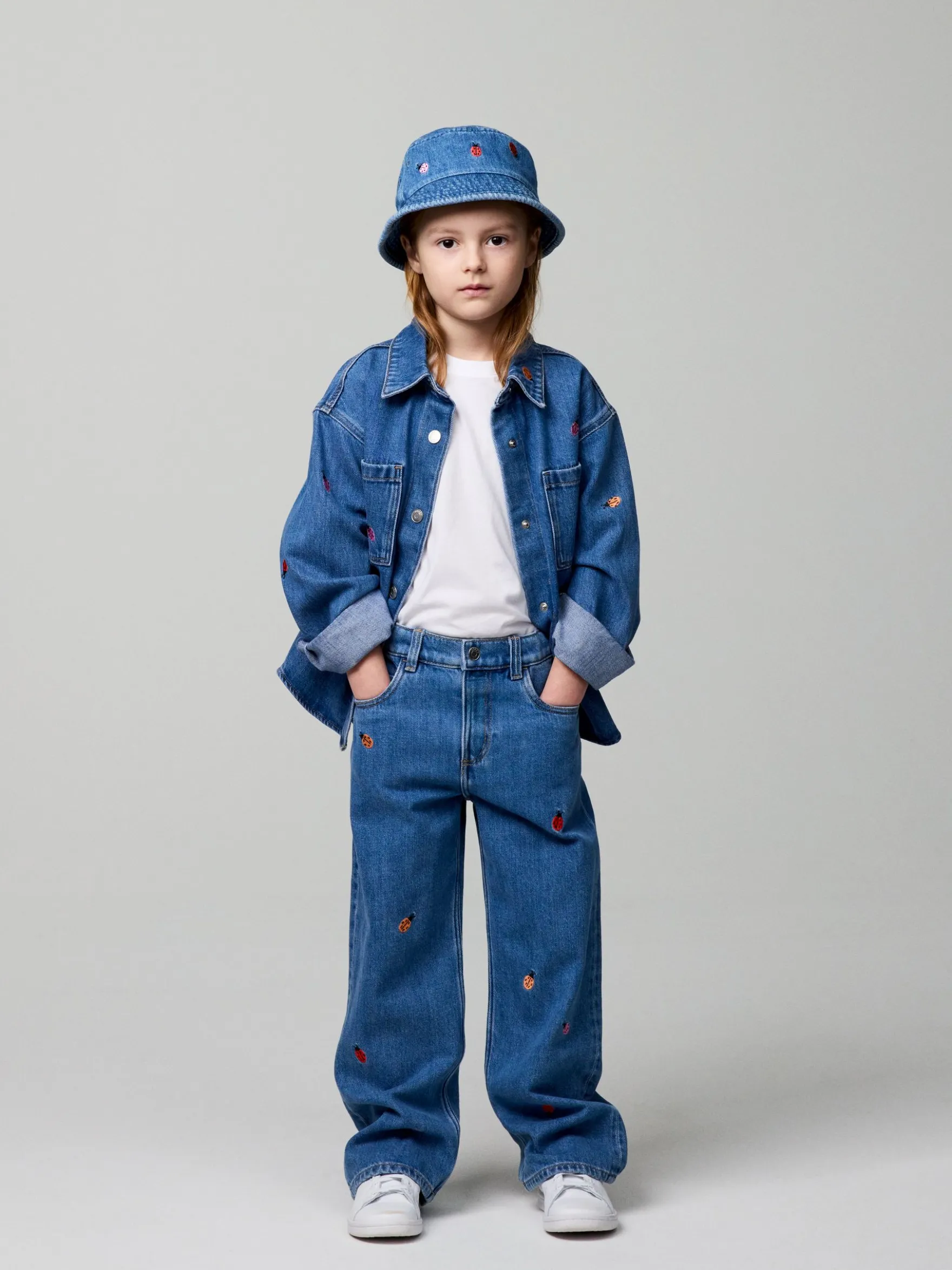 Bestickte Jeans