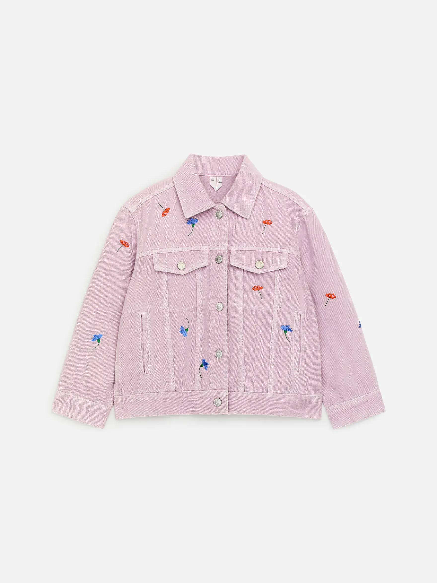 Bestickte Jeansjacke