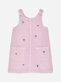 Besticktes Jeanskleid