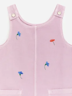 Besticktes Jeanskleid