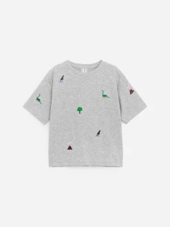Besticktes T-Shirt