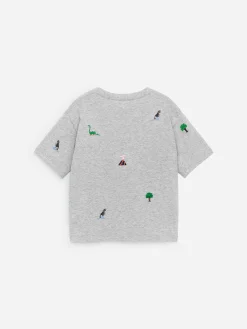 Besticktes T-Shirt