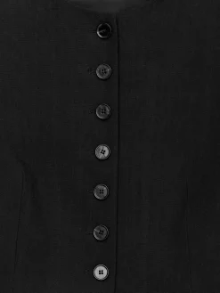Blazer aus Leinenmischung