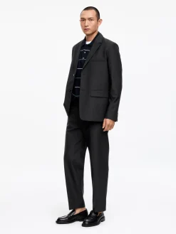 Blazer aus Wolle und Baumwolle