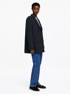 Blazer aus Wollmischung