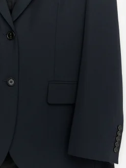 Blazer aus Wollmischung