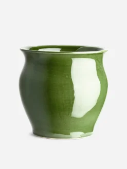 Blumentopf aus Steingut, 20 cm