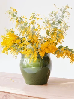 Blumentopf aus Steingut, 20 cm