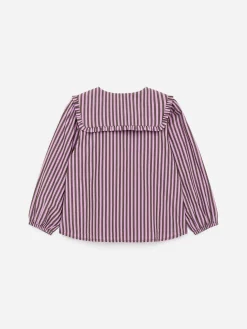 Bluse mit Rüschenkragen
