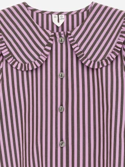Bluse mit Rüschenkragen