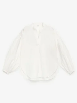Bluse mit voluminösen Ärmeln